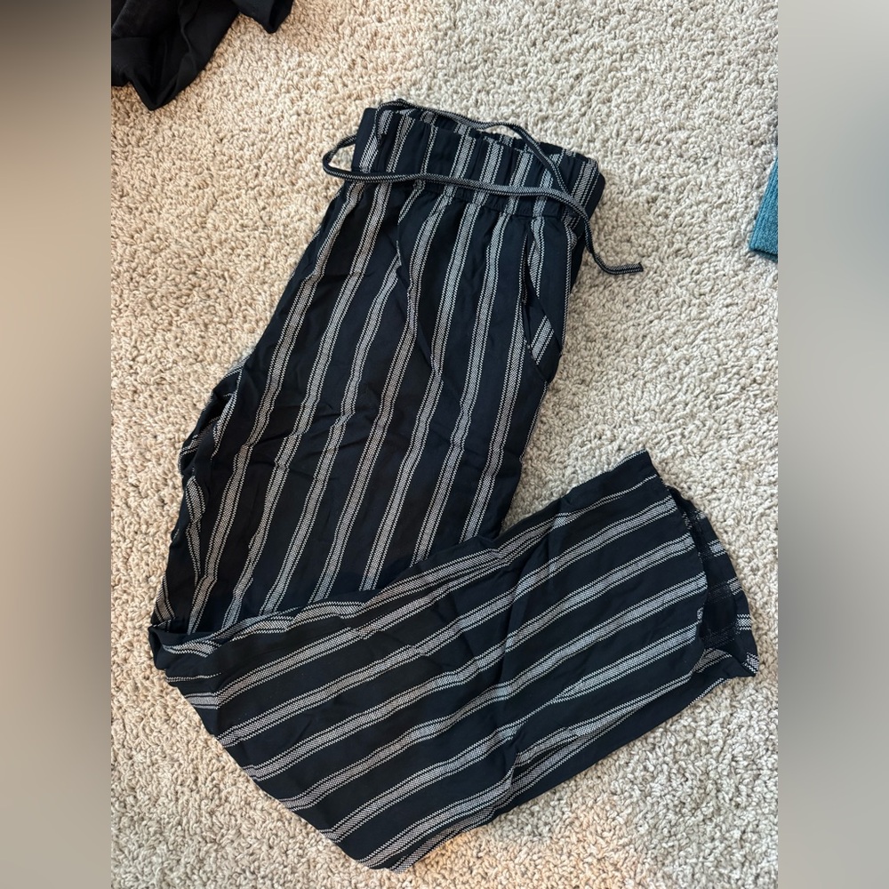 AE striped linen pants